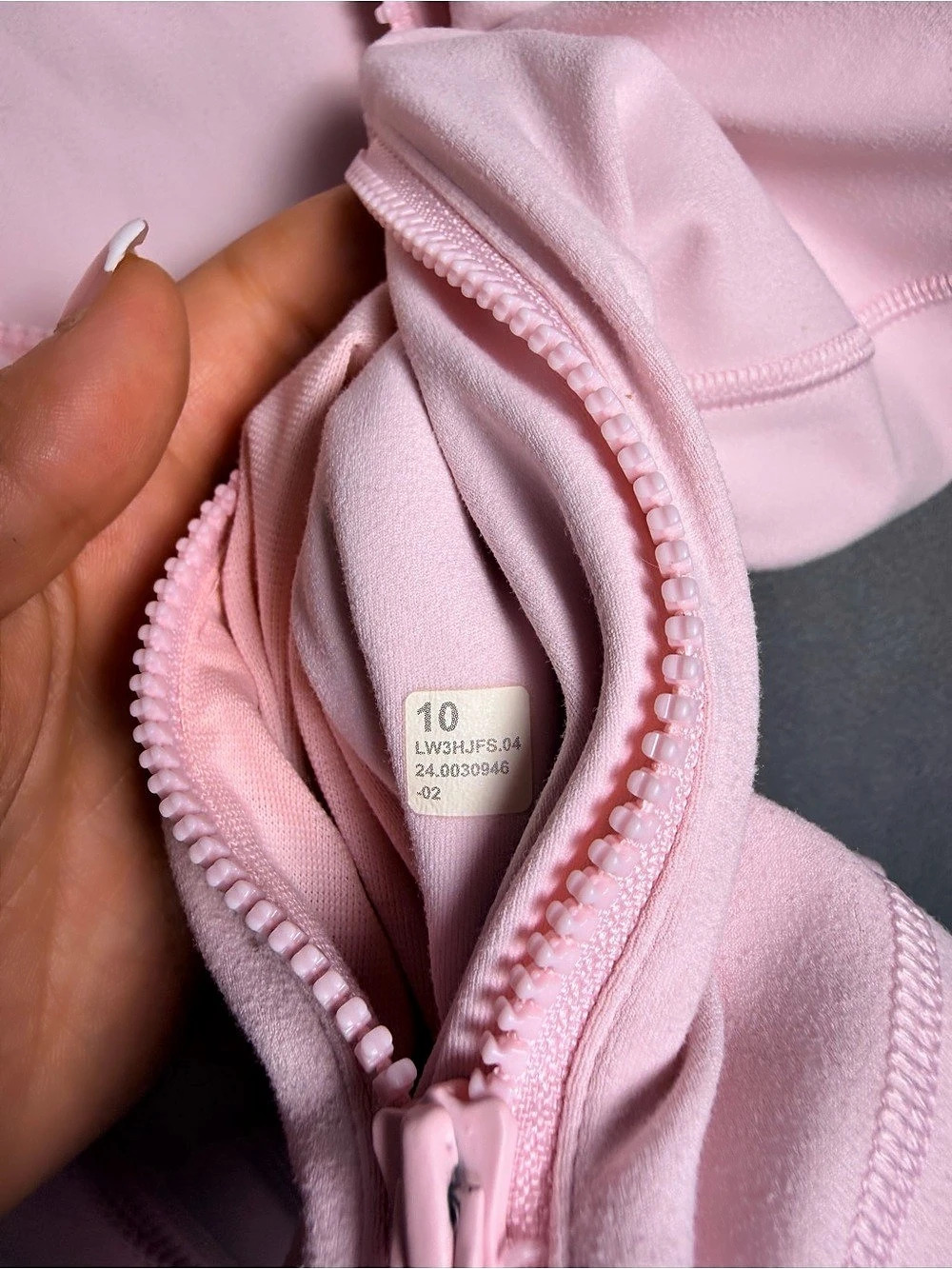 lululemon Define Cropped Jacket *Nulu Pink Size 10 - Picture 2 of 2